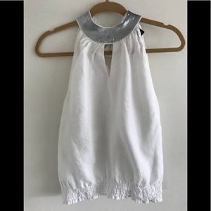 Zoe D. Linen Top